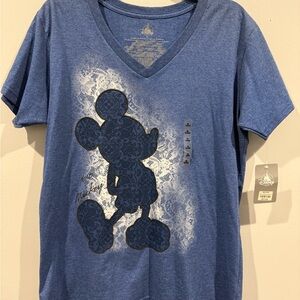 Blue Disney Mickey Mouse T-Shirt